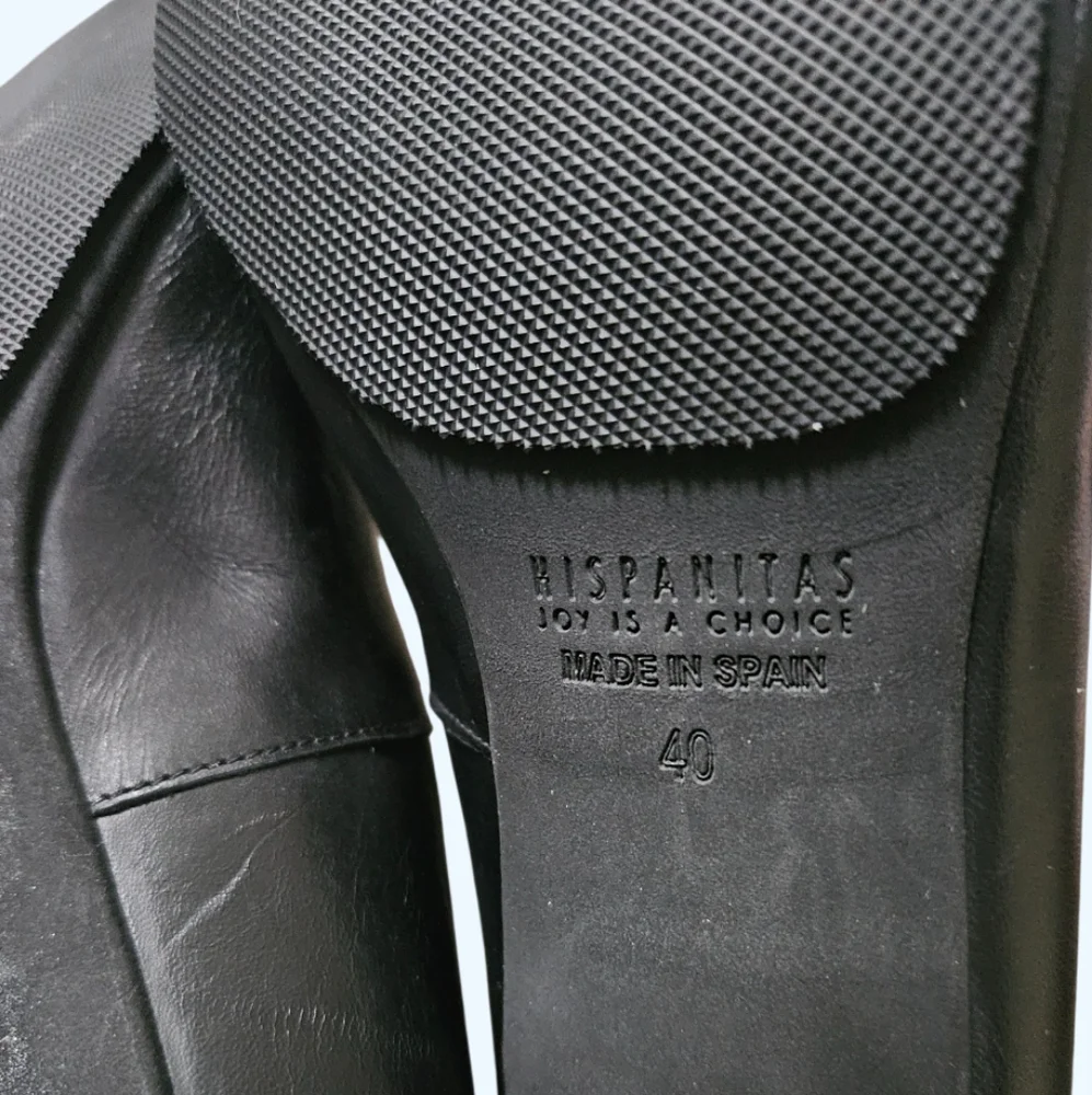 Hispanitas Cerys Black Leather Pump Shoes Womens Size EUR 40 Retail $230 - Picture 8 of 9